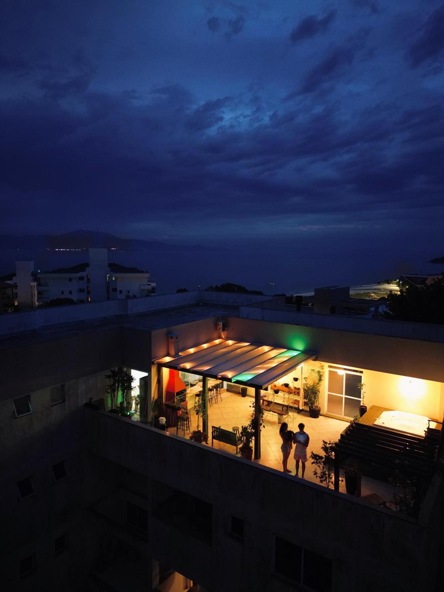 Jurere Cobertura 400M Do Mar Vista Linda Διαμέρισμα Florianópolis Εξωτερικό φωτογραφία